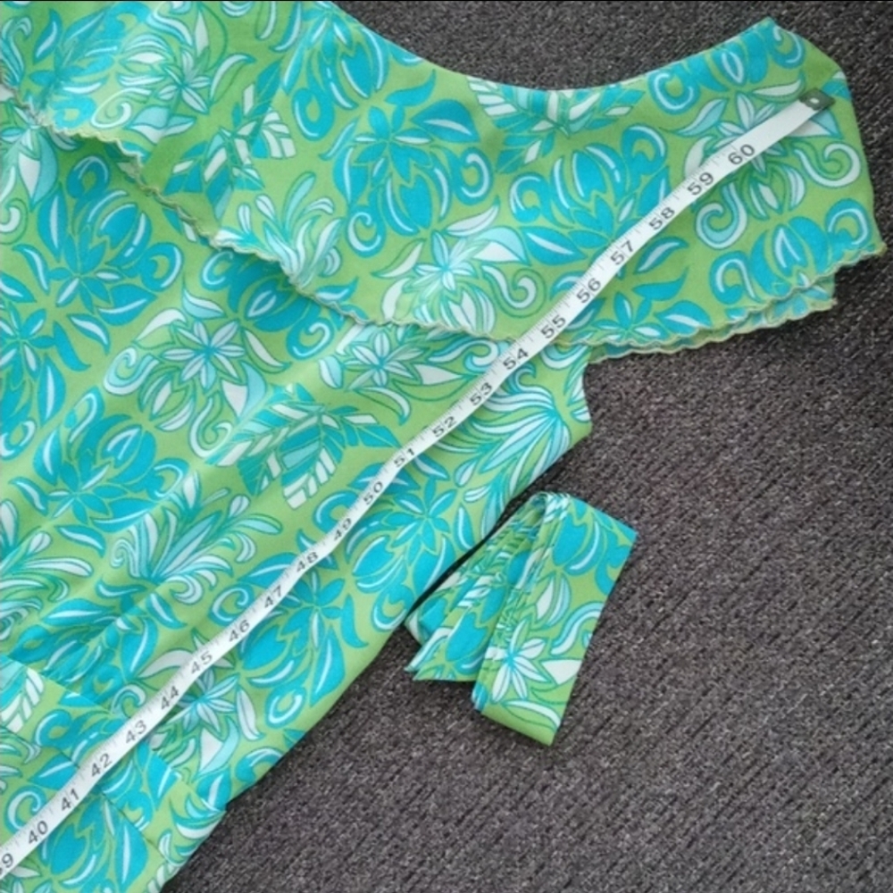 🦄RARE Lilly Pulitzer🦄 - Lyra One-Shoulder Silk Jumpsuit - Picture 13 of 16